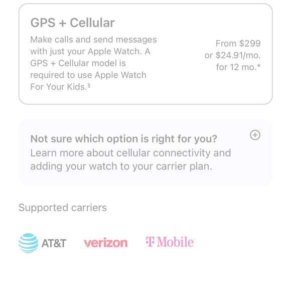 Apple Watch SE

Color-Starlight